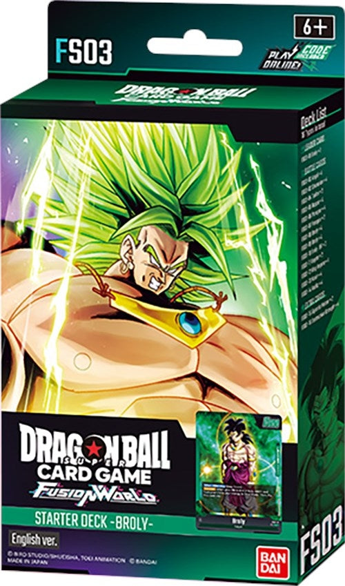Image for Starter Deck 3: Broly - Dragon Ball Super: Fusion World