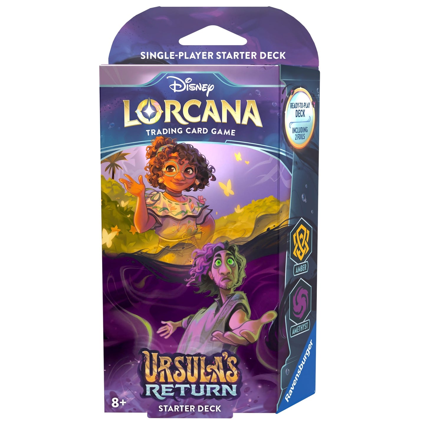Image for Disney Lorcana: Ursula's Return Starter Deck (Amber & Amethyst) - Disney Lorcana