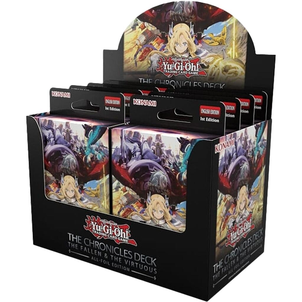 Image for THE CHRONICLES DECK: The Fallen & the Virtuous (All-Foil Edition) Deck Display - YuGiOh
