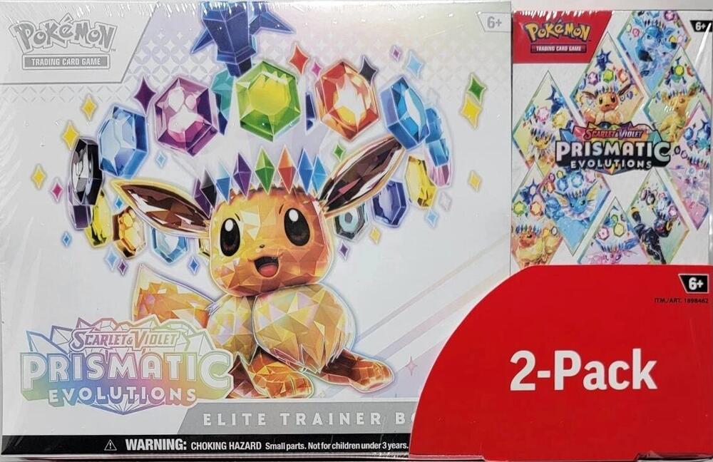 Costco Pokémon Prismatic Evolutions 2-Pack Trainer Box and Booster Bundle