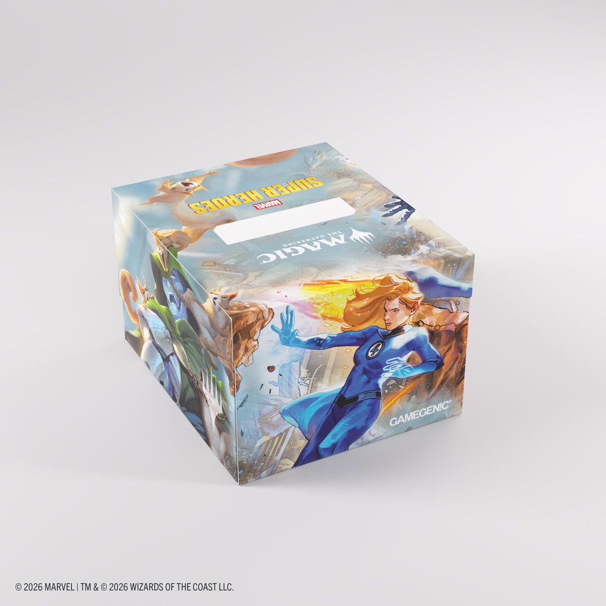 Gamegenic Soft Crate 100+ XL Sideloading Deck Box - MTG Marvel Super Heroes: The Fantastic Four / Go Nuts!