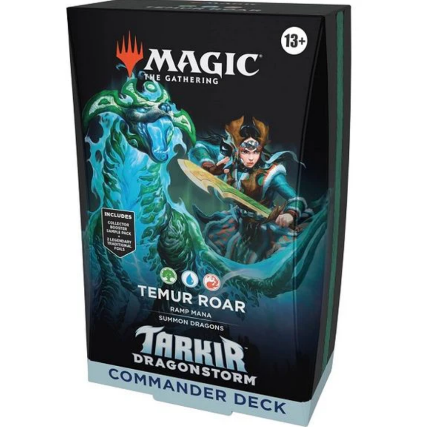 Magic The Gathering: Tarkir Dragonstorm Commander Deck - Temur Roar