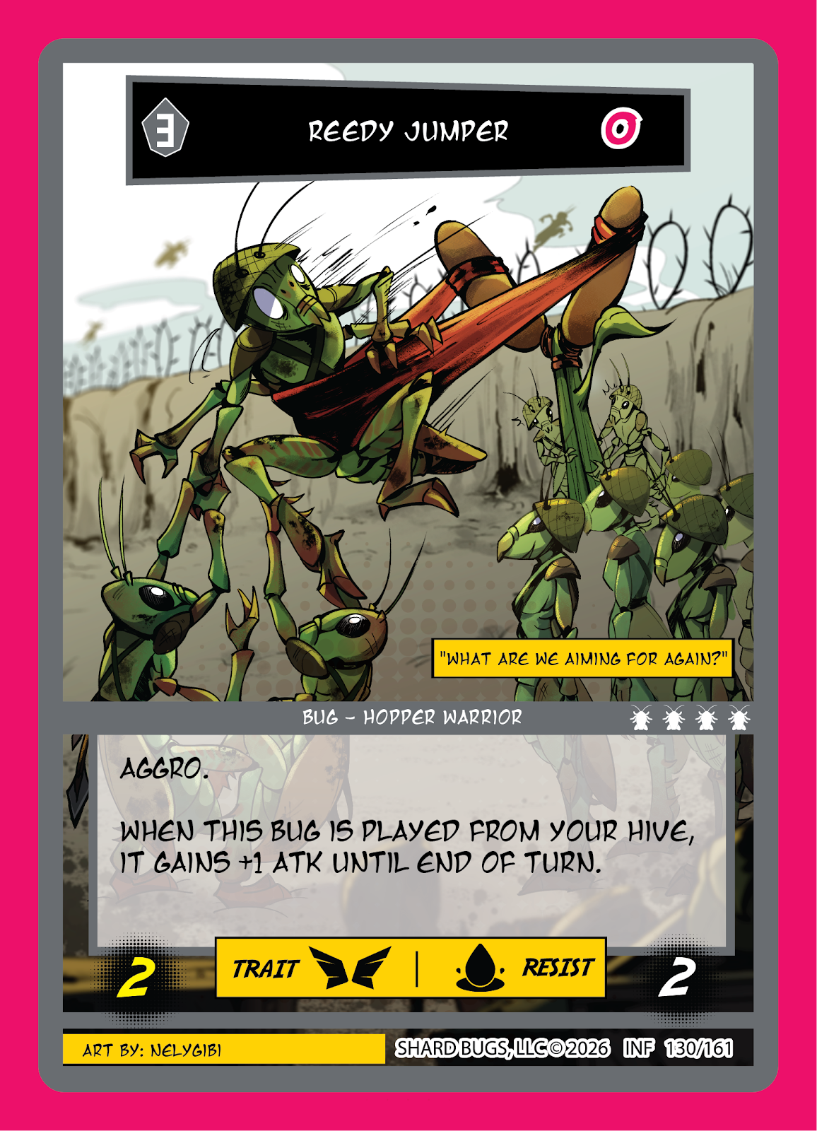 Image for Reedy Jumper (130/161) (INF) - Shard Bugs TCG