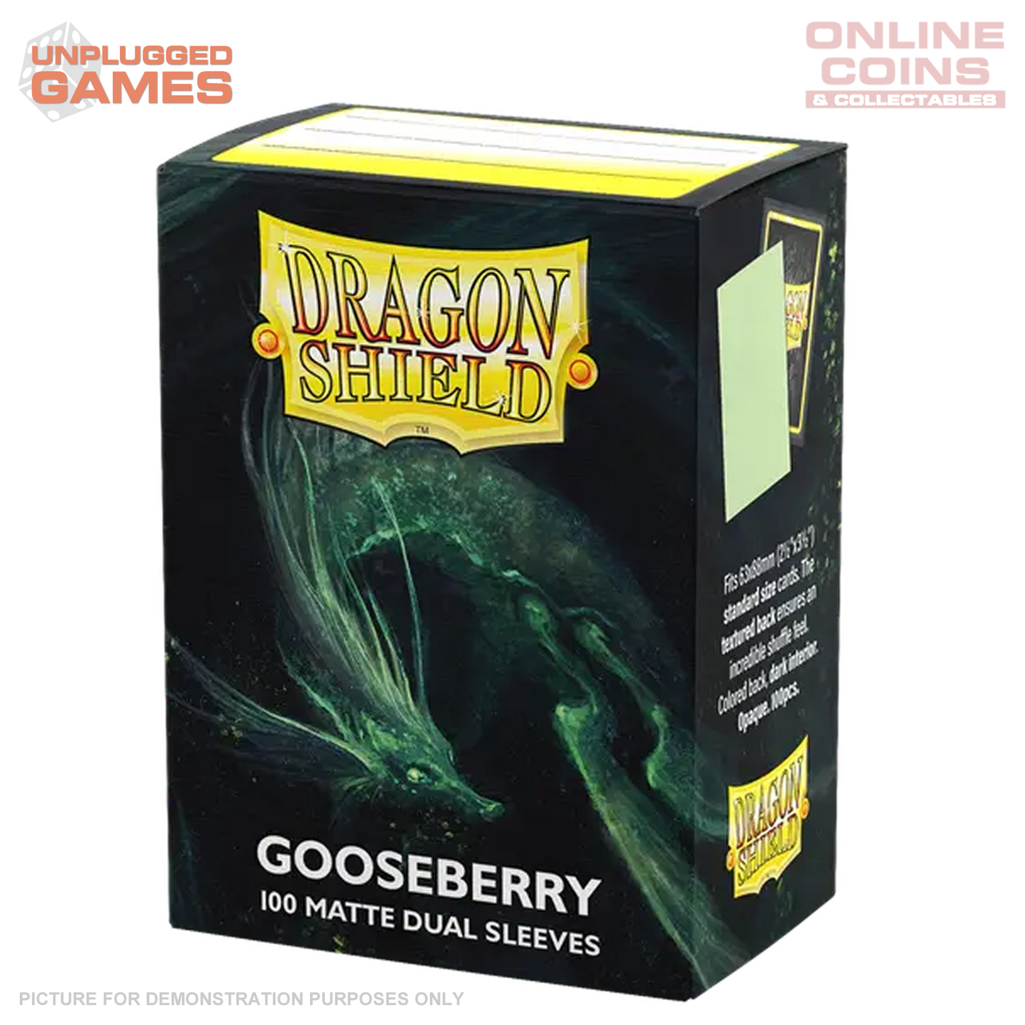 Dragon Shield Standard Dual Matte Gooseberry Sleeves