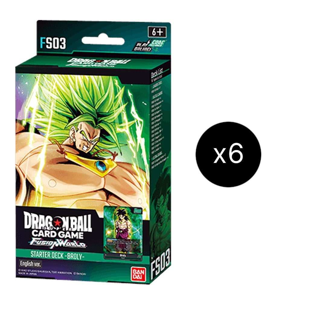 Image for Starter Deck 3: Broly Display - Dragon Ball Super: Fusion World