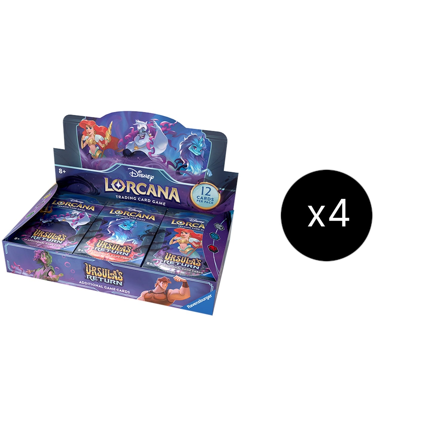 Image for Disney Lorcana: Ursula's Return Booster Box Case - Disney Lorcana