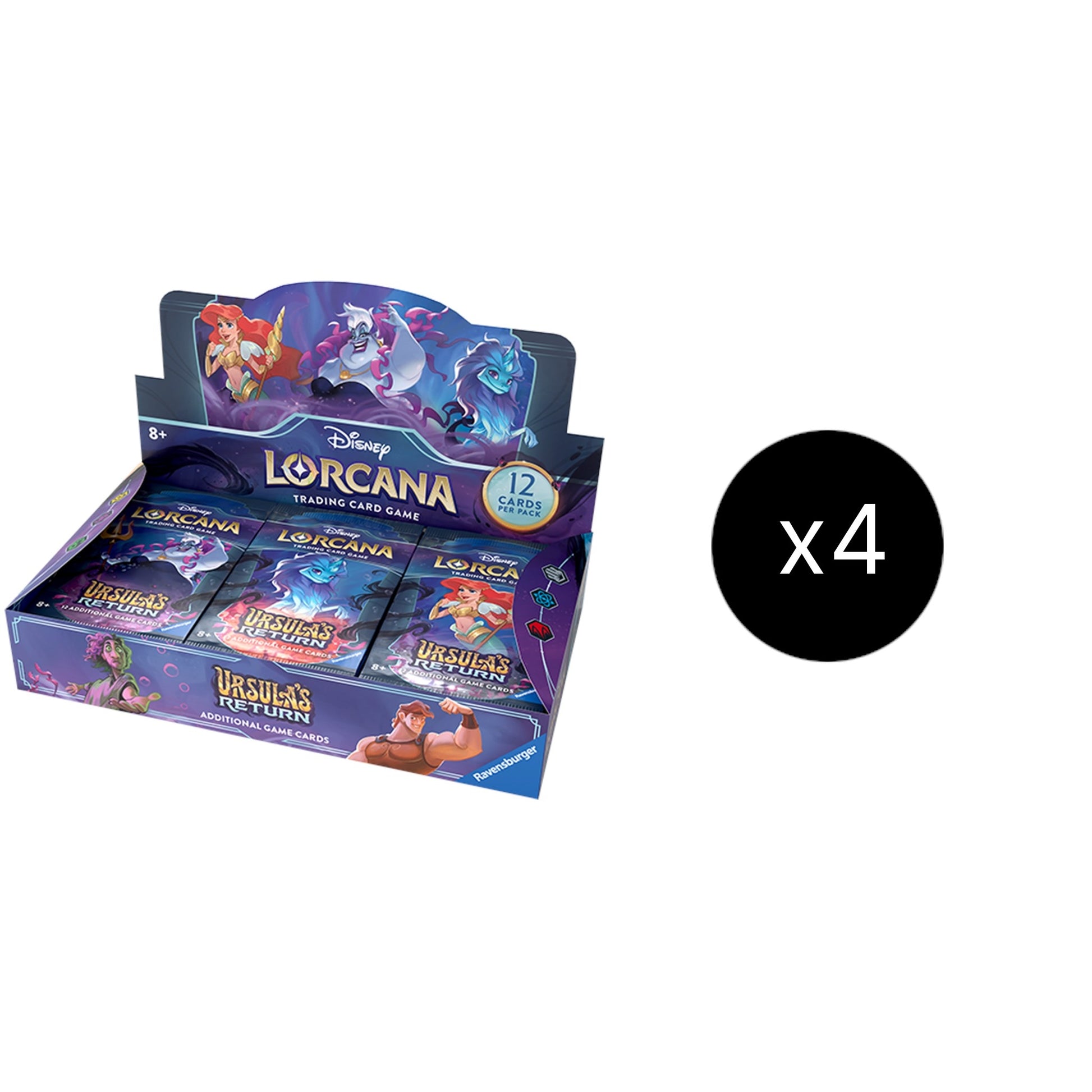 Image for Disney Lorcana: Ursula's Return Booster Box Case - Disney Lorcana