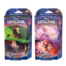 Image for Disney Lorcana: Shimmering Skies Starter Deck [Set of 2] - Disney Lorcana