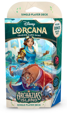Image for Disney Lorcana: Archazia's Island Starter Deck (Ruby & Sapphire) - Disney Lorcana