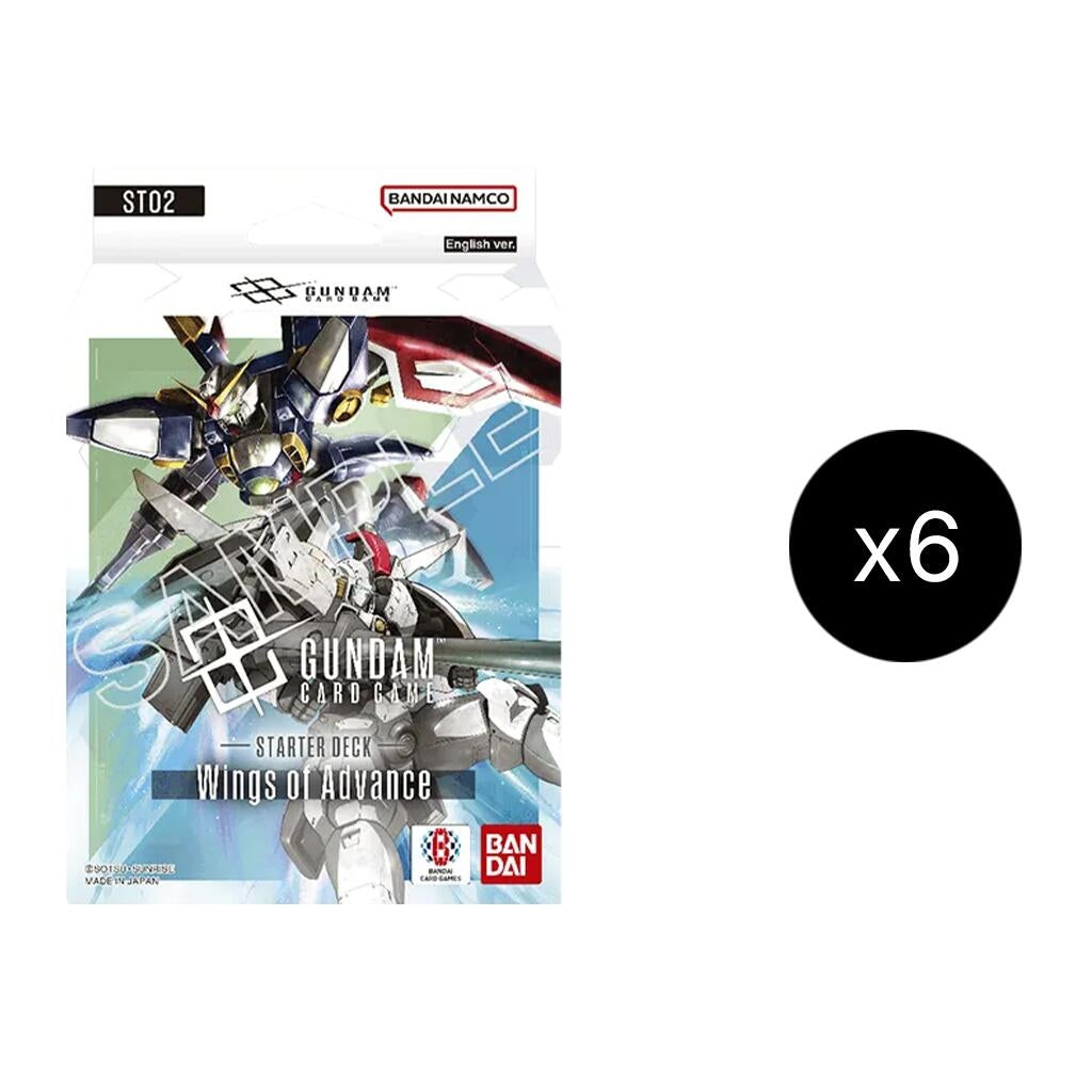 Image for Starter Deck 02: Wings of Advance Display - Gundam Card Game