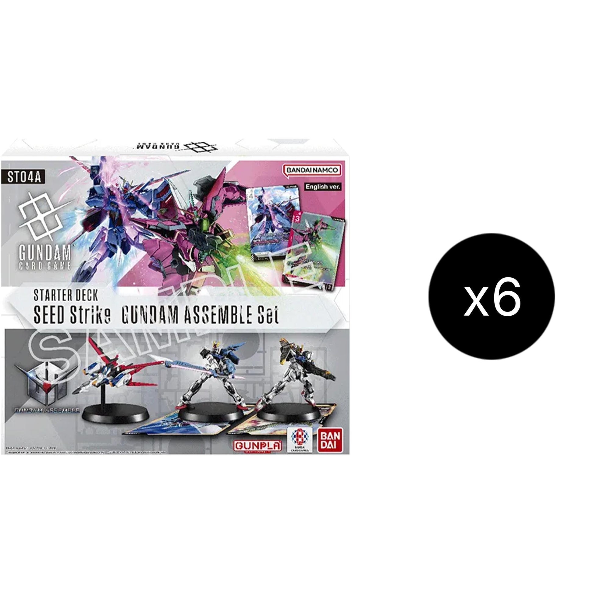 Image for Starter Deck 04: SEED Strike - Gundam Assemble Starter Set Display - Gundam Card Game