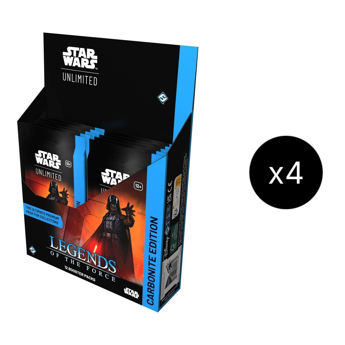 Image for Legends of the Force Carbonite Edition - Booster Case - Star Wars: Unlimited