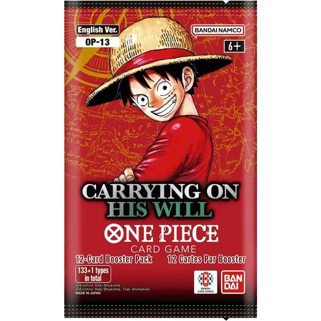 Image for Carrying On His Will Booster Pack - One Piece Card Game