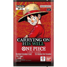 Image for Carrying On His Will Booster Pack - One Piece Card Game
