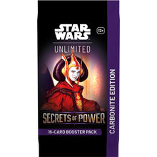 Image for Secrets of Power Carbonite Edition - Booster Pack - Star Wars: Unlimited