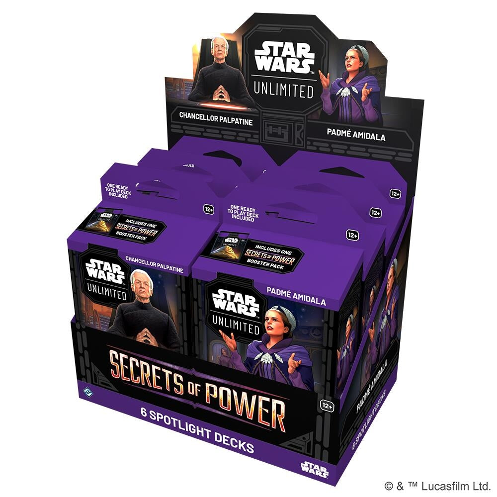 Image for Secrets of Power - Spotlight Deck Display - Star Wars: Unlimited