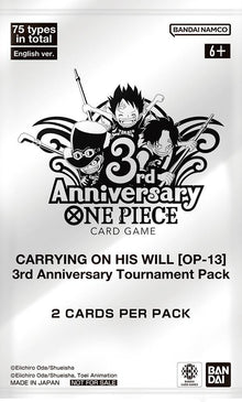 Image for Carrying On His Will - 3rd Anniversary Tournament Pack - One Piece Card Game