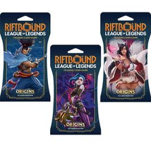 Image for Origins - Sleeved Booster Pack Art Bundle [Set of 3] - Riftbound: League of Legends Trading Card Game