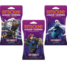 Image for Unleashed - Sleeved Booster Pack Art Bundle [Set of 3] - Riftbound: League of Legends Trading Card Game