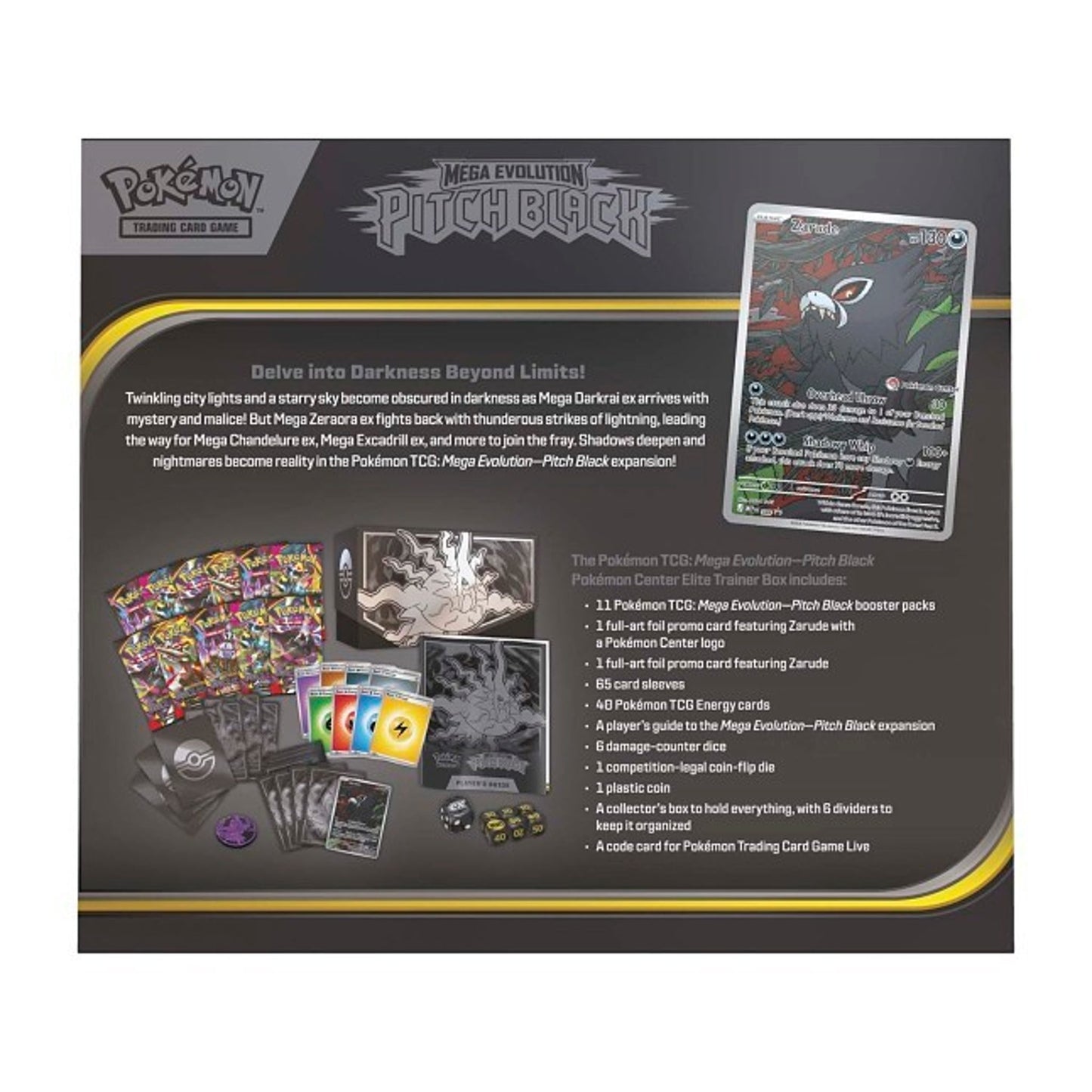 Pokémon Mega Evolution Pitch Black Elite Trainer Box