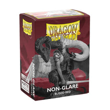 Dragon Shield Non-Glare Matte Blood Red Sleeves