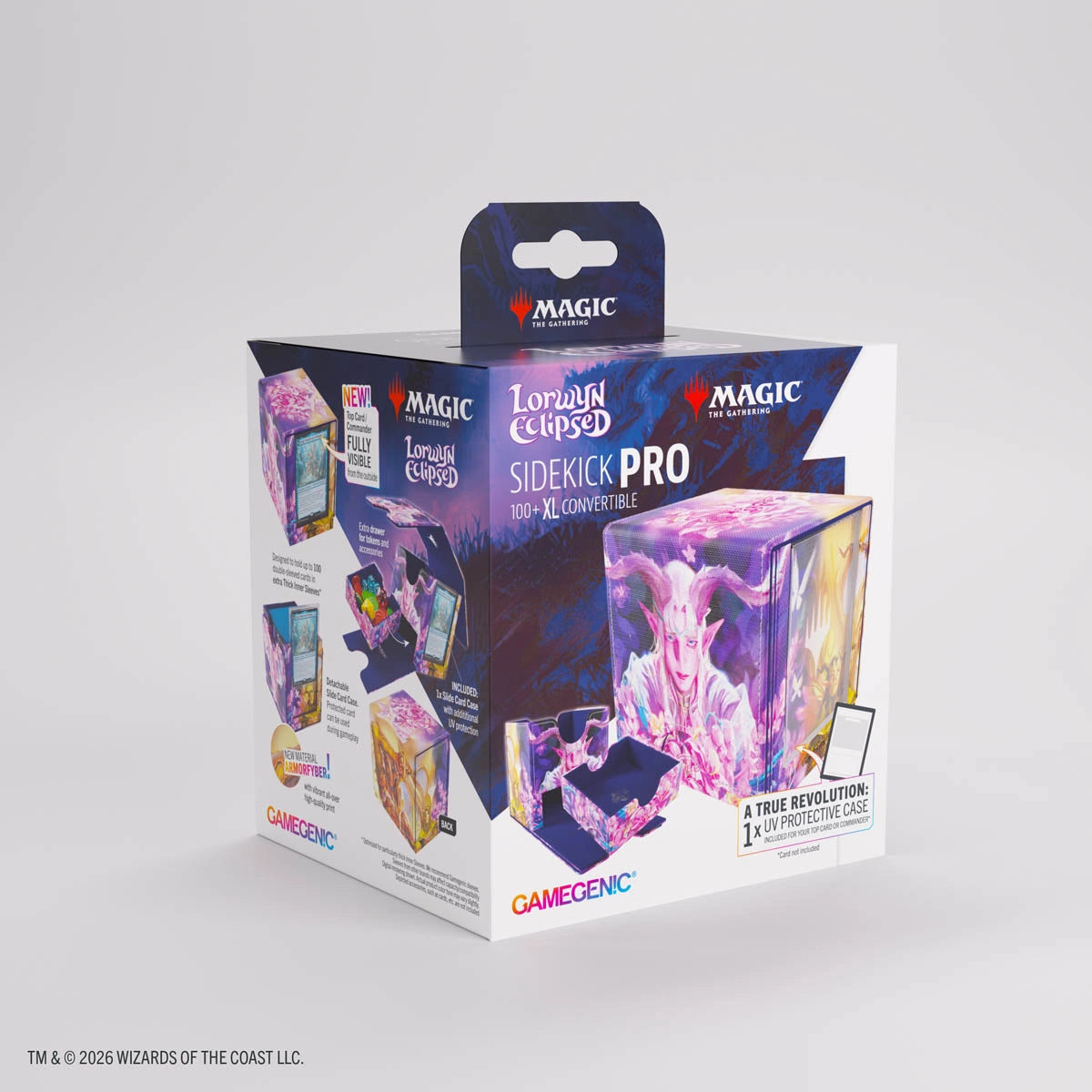 Gamegenic Sidekick PRO 100+ XL Deck Box - Lorwyn Eclipsed: Morcant's Loyalist // Dawnhand Eulogist