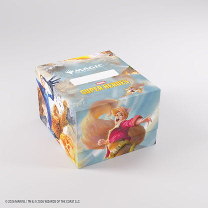 Gamegenic Soft Crate 100+ XL Sideloading Deck Box - MTG Marvel Super Heroes: The Fantastic Four / Go Nuts!