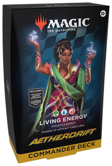 Magic The Gathering Aetherdrift Commander Deck - Living Energy(DRC)