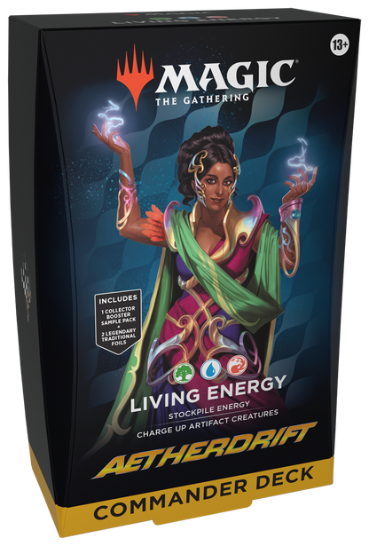 Magic The Gathering Aetherdrift Commander Deck - Living Energy(DRC)