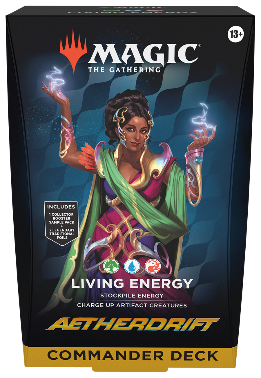 Magic The Gathering Aetherdrift Commander Deck - Living Energy(DRC)