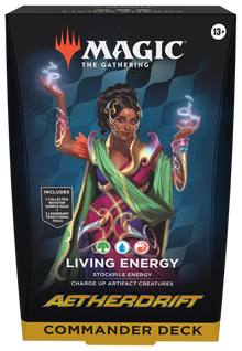Magic The Gathering Aetherdrift Commander Deck - Living Energy(DRC)
