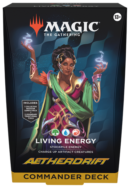 Magic The Gathering Aetherdrift Commander Deck - Living Energy(DRC)
