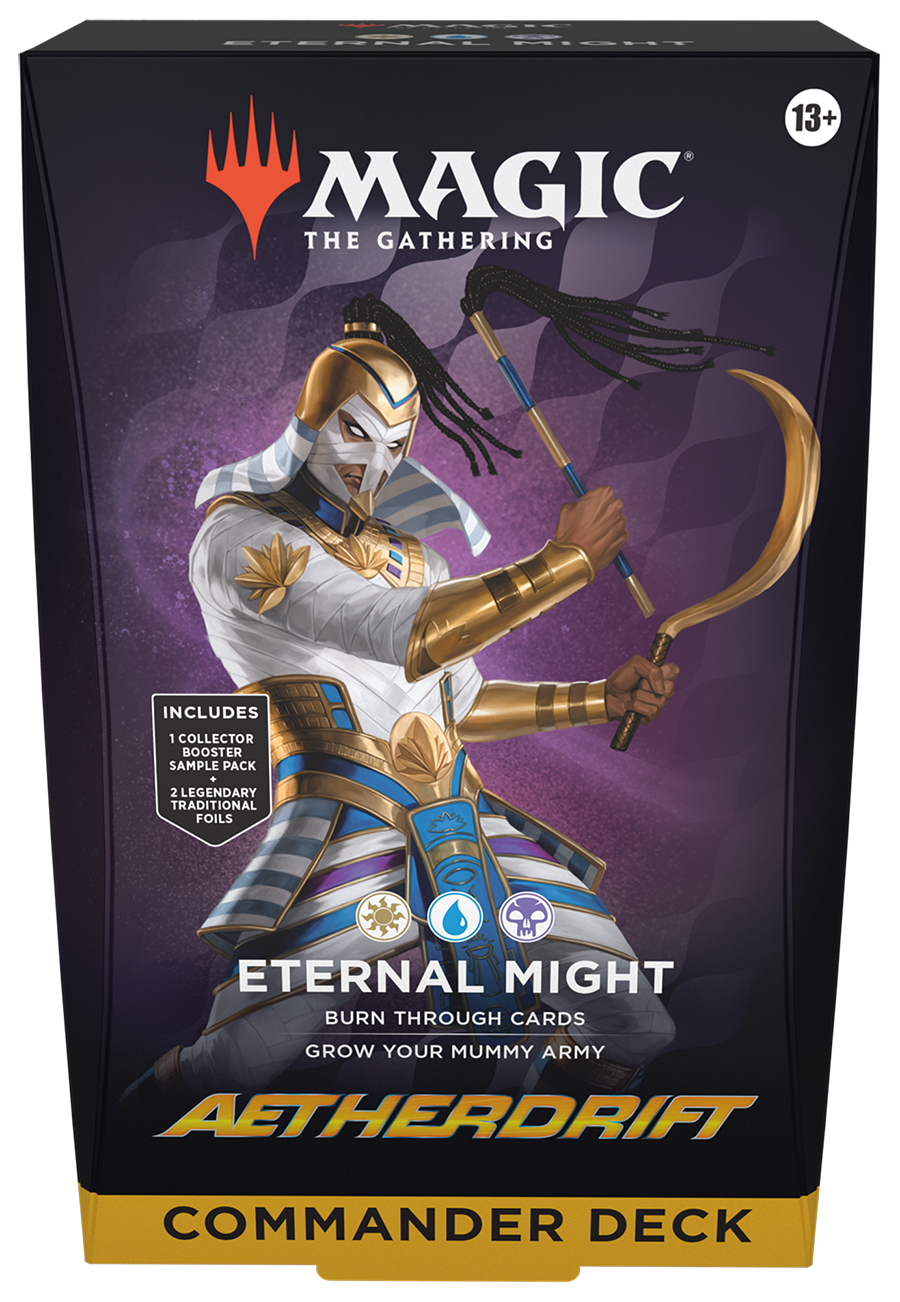 Magic The Gathering Aetherdrift Commander Deck - Eternal Might(DRC)