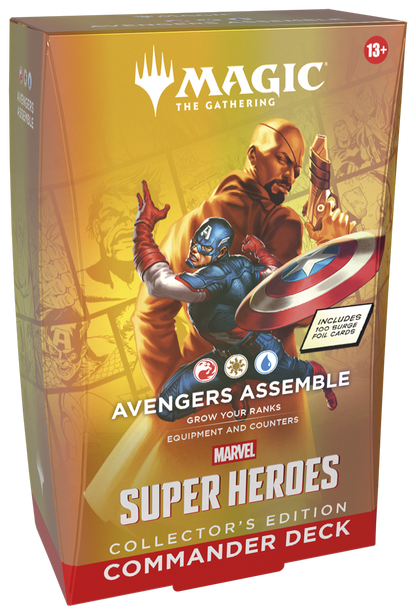 Magic: The Gathering Marvel Super Heroes Collector Edition Commander Deck - Avengers Assemble