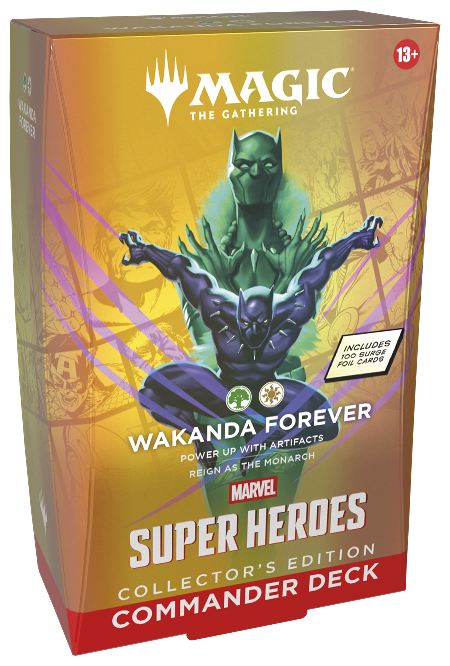 Magic: The Gathering Marvel Super Heroes Collector Edition Commander Deck - Wakanda Foeva