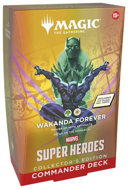 Magic: The Gathering Marvel Super Heroes Collector Edition Commander Deck - Wakanda Foeva