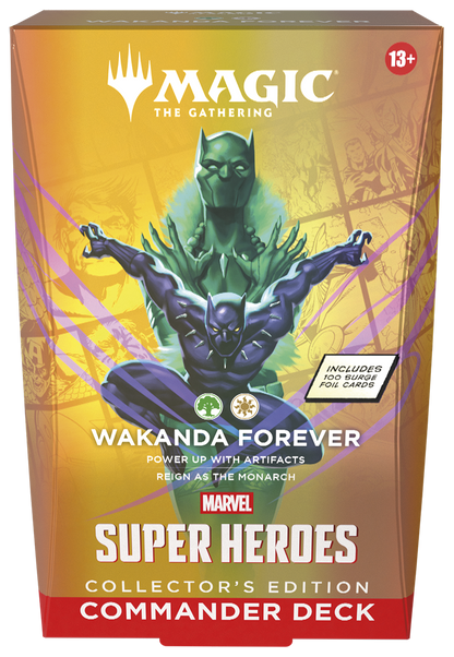 Magic: The Gathering Marvel Super Heroes Collector Edition Commander Deck - Wakanda Foeva