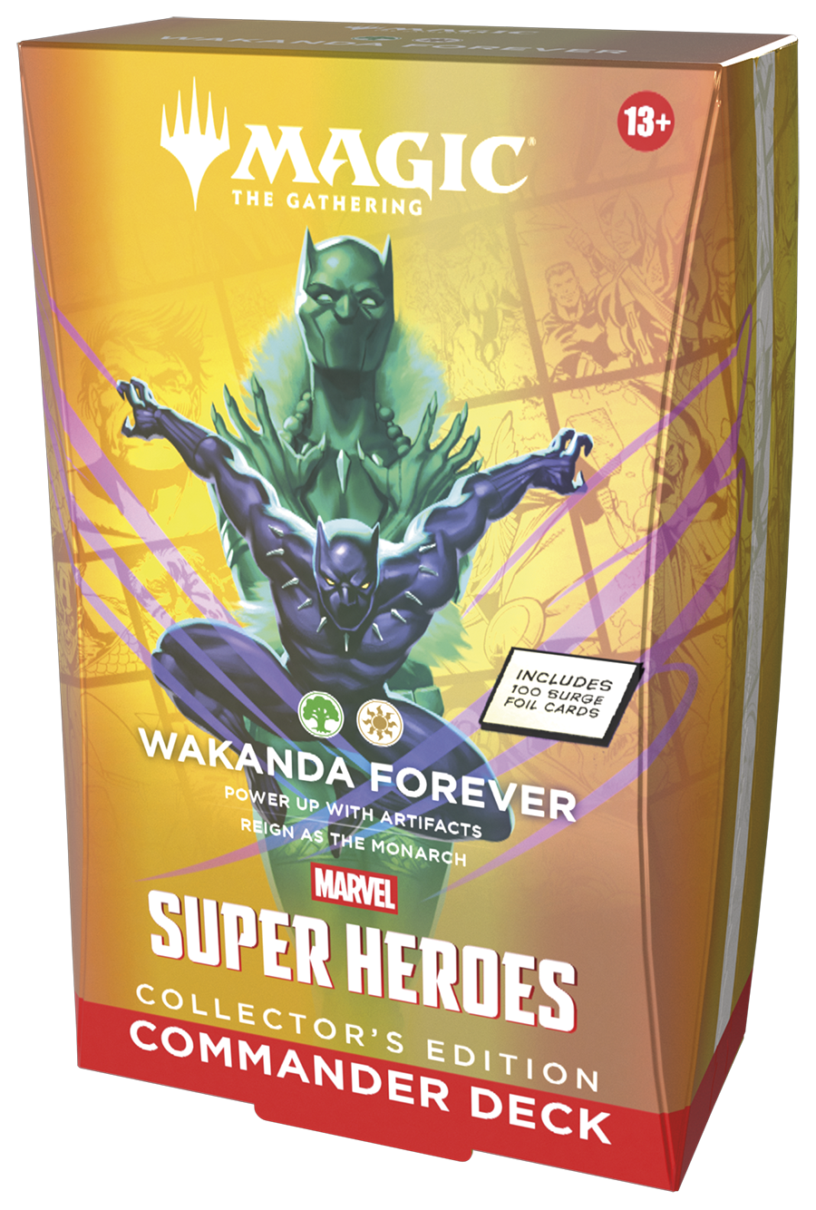 Magic: The Gathering Marvel Super Heroes Collector Edition Commander Deck - Wakanda Foeva