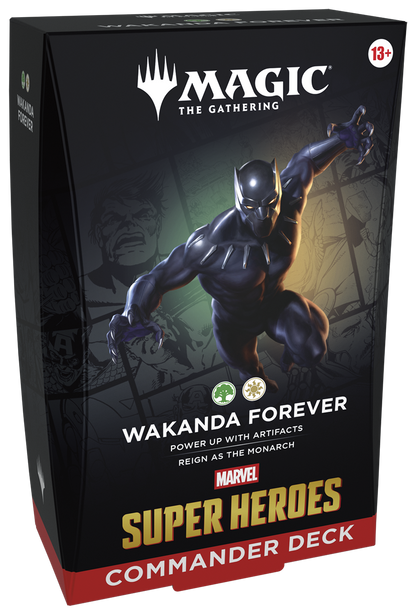 Magic: The Gathering Marvel Super Heroes Commander Deck -Wakanda Foeva
