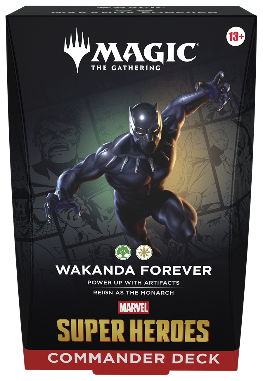 Magic: The Gathering Marvel Super Heroes Commander Deck -Wakanda Foeva