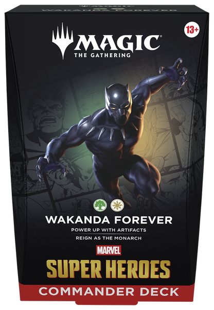 Magic: The Gathering Marvel Super Heroes Commander Deck -Wakanda Foeva