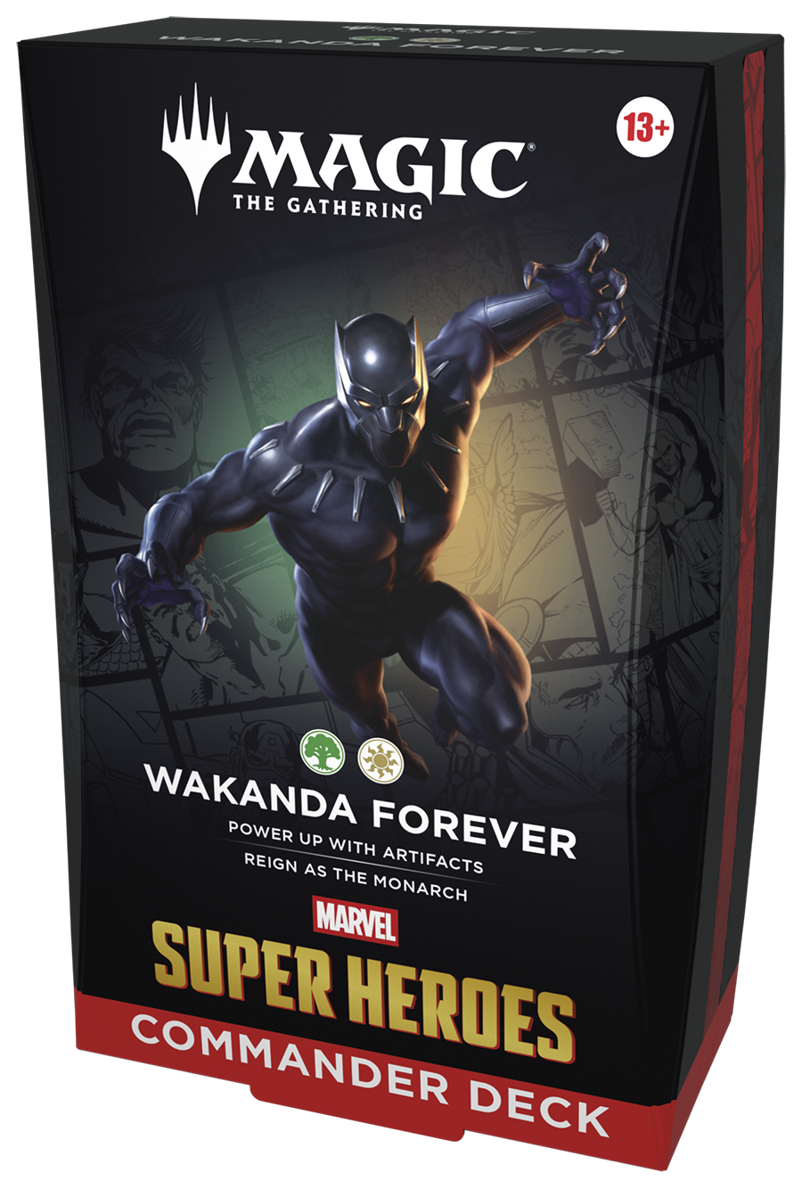 Magic: The Gathering Marvel Super Heroes Commander Deck -Wakanda Foeva