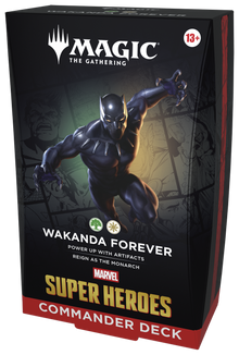 Magic: The Gathering Marvel Super Heroes Commander Deck -Wakanda Foeva