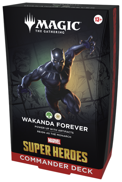 Magic: The Gathering Marvel Super Heroes Commander Deck -Wakanda Foeva