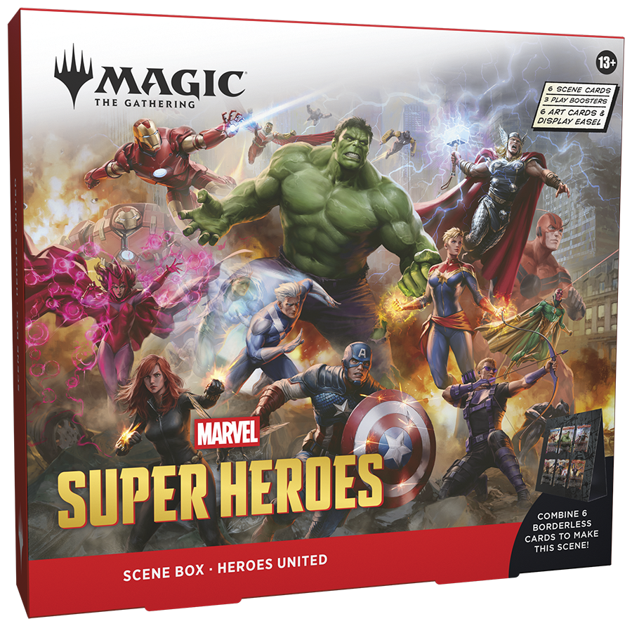 Magic: The Gathering Marvel Super Heroes Scene Box(Hero or Villian)