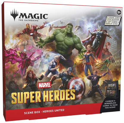 Magic: The Gathering Marvel Super Heroes Scene Box(Hero or Villian)