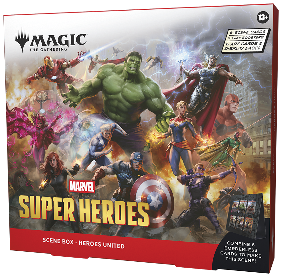 Magic: The Gathering Marvel Super Heroes Scene Box(Hero or Villian)