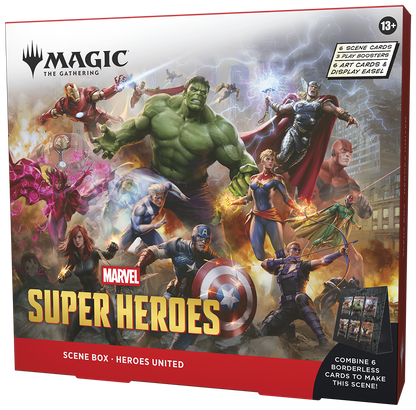 Magic: The Gathering Marvel Super Heroes Scene Box(Hero or Villian)