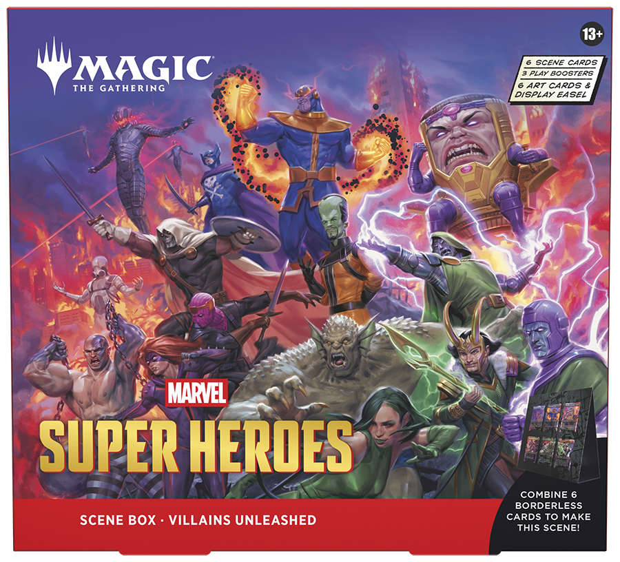 Magic: The Gathering Marvel Super Heroes Scene Box(Hero or Villian)