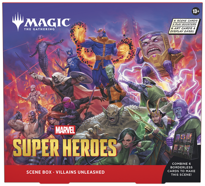 Magic: The Gathering Marvel Super Heroes Scene Box(Hero or Villian)